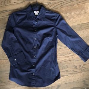 XS JCrew 3/4 sleeve length Haberdashery shirt
